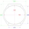 5x7" / 6x8" Speaker Spacers Depth Extender Extending Rings - 1" thick - 1 Pair - SSK68K - Stackable - Perfect For Framing Fiberglass Enclosures view 3