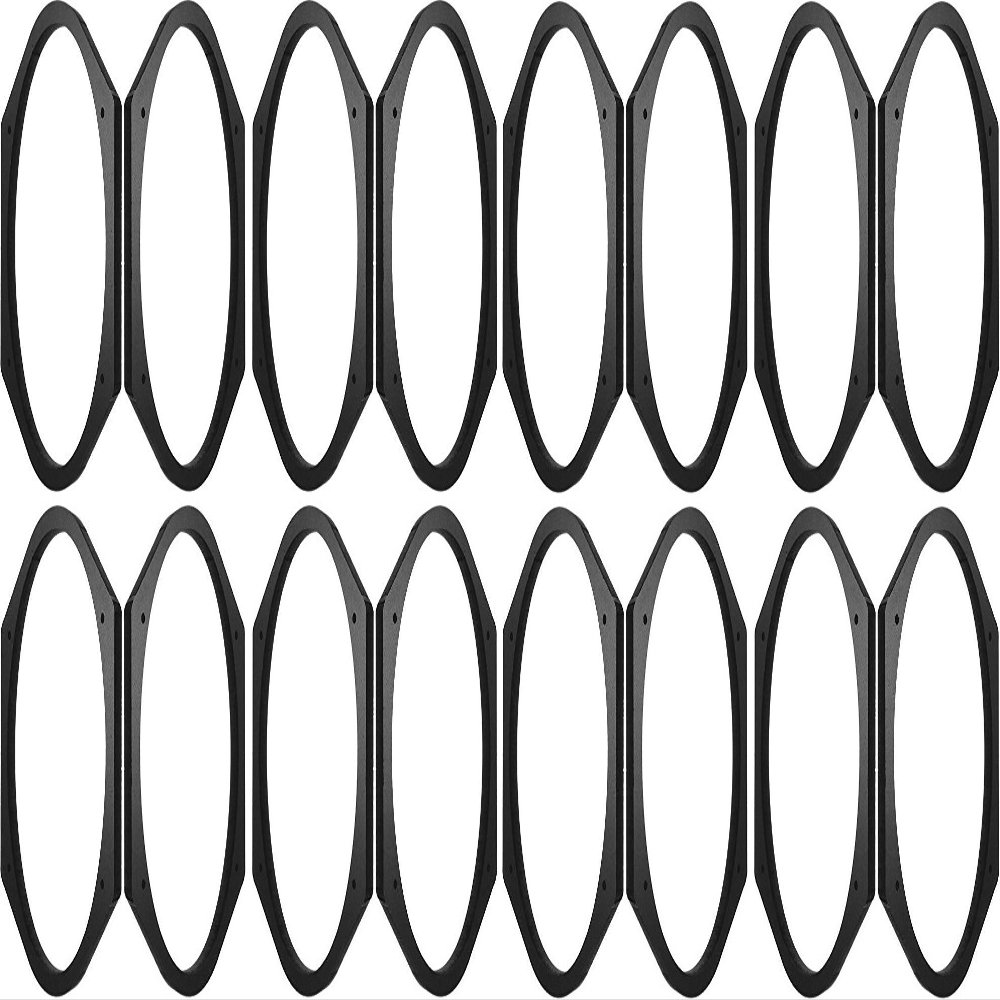 5x7" / 6x8" Speaker Spacers Depth Extender Extending Rings - 1" thick - 8 Pair - SSK68K - Stackable - Perfect For Framing Fiberglass Enclosures