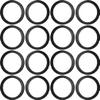 5.25" 5 1/4" Speaker Spacers Depth Extender Extending Rings - 1" thick - ID: 4 3/4" OD: 5 3/4" - 8 Pair - SSK525K - Stackable - Perfect For Framing Fiberglass Enclosures view 1