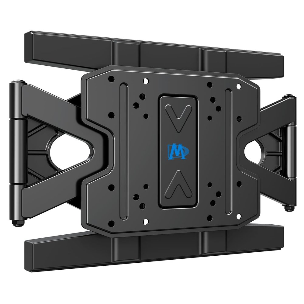 Mounting Dream Ultra Slim TV Wall Mount for 26-75 Inch Television, Full Motion Bracket with Smooth Extension, Swivel and Tilt, 1.38 Thin Low Profile TV Mount Fits 16'' Studs, Up to 400x400mm, 88lbs