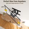 Mounting Dream Ultra Slim TV Wall Mount for 26-75 Inch Television, Full Motion Bracket with Smooth Extension, Swivel and Tilt, 1.38 Thin Low Profile TV Mount Fits 16'' Studs, Up to 400x400mm, 88lbs view 3