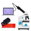 Lab Microscope Slides Microscope 13PCS Accessories Electronic Eyepiece Monocular Zoom 2000x Microscope Parts (Color : Package 5) view 3