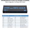 MOUDOAUER HDMI Matrix Splitter 4 in 4 Out, 4x4 Support HDCP 2.2 ARC 3D 4K@60Hz with SPDIF and L/R Splitter 3 Ports Distributor Display Duplicate for HDTV, STB, DVD, Game Console, Projector view 3