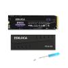 Ediloca 4TB PS5 SSD with Heatsink PCIe Gen4 NVMe M.2 Gaming SSD, 7400MB/s Read, 4GB DRAM Cache, 3D TLC | Internal Solid State Drive Compatible with PS5 & PC(EN855) view 1