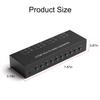 Y.D.F 8 Port RCA to HDMI Converter 8 Way RCA Composite CVBS AV Switch to HDMI Converter Adapter Support 4:3/16:9 Switching, for Sega Xbox PS1 PS2 PS3 N64 NGC SNES WII VHS VCR Camera DVD view 4