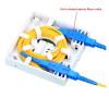 MOOKEENONE SC 2Port Box Mount Fiber Enclosure Termination Distribution Box for Optical Fiber Communication System,Optical Fiber Transmission Data Local Area Network view 3