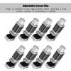 Adjustable Clip Fixture, Universally Fit for Phones and Tablets, Stabilize Position When Replacing Screen, Rubber Protection, Lightweight and Easy to Use (8PCS) view 3