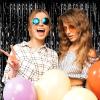 3 Pack Black Foil Fringe Curtain Backdrop, 3.28Ft x 6.6Ft Metallic Tinsel Foil Fringe Streamer Curtains for Photo Booth, Christmas Day, Thanksgiving, Wedding, New Year Party Decorations view 4