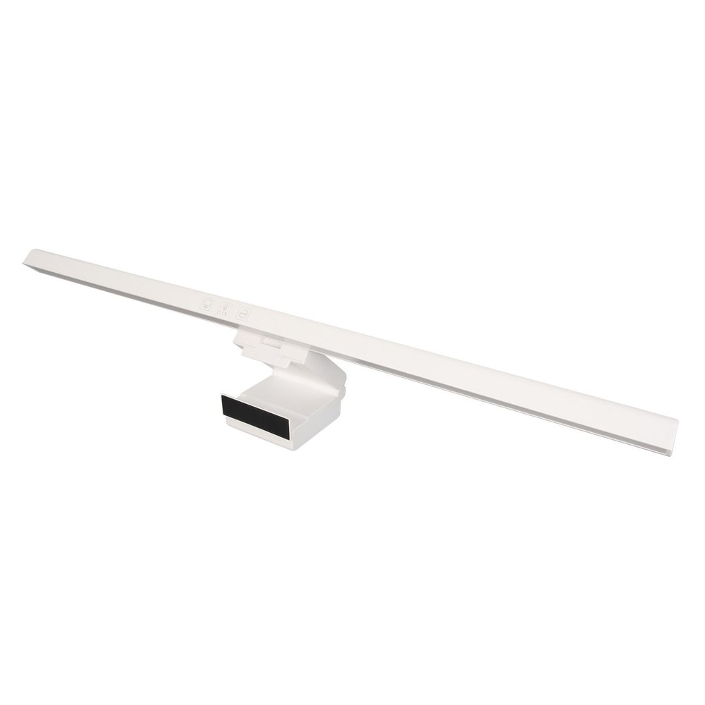 GOWENIC Computer Monitor Lamp, Screen Monitor Light Bar, Stepless Dimmable Touch Control Computer Screen Light Bar with Timer 60 Minutes Off Function Reading for Office Home (White)