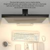 GOWENIC Computer Monitor Lamp, Screen Monitor Light Bar, Stepless Dimmable Touch Control Computer Screen Light Bar with Timer 60 Minutes Off Function Reading for Office Home (White) view 4