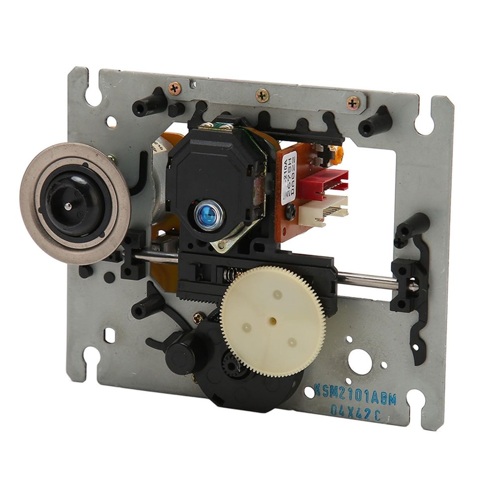 Professional Optical Pick Up Lens, Replacement Optical Pick Up Lens Parts for DVD CD Player ABS Material (with Rack)