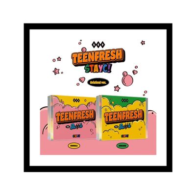 STAYC - TEENFRESH (3rd Mini Album) CD+Folded Poster (Bubble ver. / CD Only, No Poster)