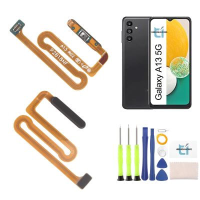 Fingerprint Sensor Flex Cable Replacement for Samsung Galaxy A13 5G SM-A136U Power On Flex Cable for Samsung Galaxy A13 5G Home Button Flex Cable Replacement