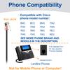 Callez RJ9 Phone Headset for Office Phones with Noise Cancelling Microphone, Binaural Telephone Headsets Compatible with Cisco 8841 8845 8851 8865 6945 7811 7821 7940 7841 7861 7945 7965 VOIP Phone view 2