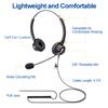Callez RJ9 Phone Headset for Office Phones with Noise Cancelling Microphone, Binaural Telephone Headsets Compatible with Cisco 8841 8845 8851 8865 6945 7811 7821 7940 7841 7861 7945 7965 VOIP Phone view 4