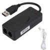 USB 2.0 External Modem, 56Kbps Fax Data Dial-Up Internet Device with V.92 Protocol for Computers view 1