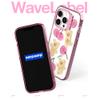 [EarpEarp] Wave Label CASE, Designed for iPhone 12MINI, Shockproof Phone Case, Lightweight and Shock Absorbption, and Design, Camera and Screen Protection (Pink) view 2