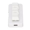 SUNGOOYUE 3 Key Keypad, ABS RGB Backlit Mini 3 Keys USB Mechanical Programmable Plug and Play Macro Keypad for Computer (White) view 2