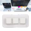 SUNGOOYUE 3 Key Keypad, ABS RGB Backlit Mini 3 Keys USB Mechanical Programmable Plug and Play Macro Keypad for Computer (White) view 3