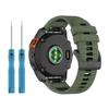 Huwokxix 22mm Watch Strap Compatible with Garmin Epix Pro 47mm/EPIX gen2/Fenix7,Adjustable Silicone Sports Wristband Replacement Band view 1