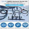 yourour 124-69 NMEA Network Starter Kit,NMEA 2000 Node Terminators, NMEA2000 Connection with T Connector Replace OEM 124-69,Compatible with Lowrance N2K-Exp-Rd-2 Network Starter Kit view 2