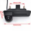 1080P AHD Fisheye Reverse Backup Trunk Handle Cam For VW Skoda Octavia A5 A7 3 Superb Rapid Yeti Fabia 2 Roomster Audi A1 A3 A4 (CVBS-AHD) view 3