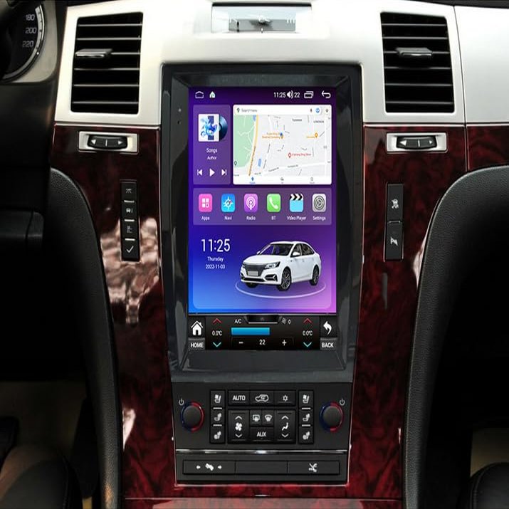 Fellostar Android 11 Car Stereo for Cadillac Escalade GMT900 III 3 2006-2014 SLS 2007-2012 Car Radio Apple Carplay Android Auto with GPS Navigation Bluetooth Multimedia Vertical Screen (2+32GB)