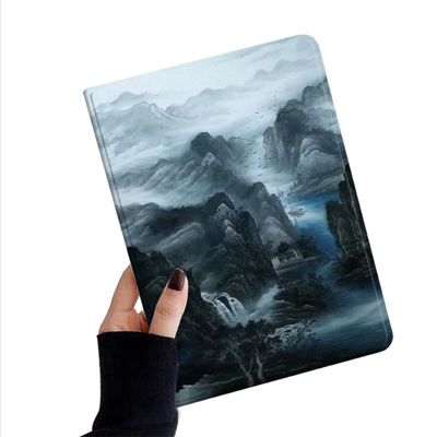 kaidisen Flower Case Compatible with iPad mini A17 Pro 2024/ iPad mini 6th Generation 2021 Case Flower Pattern Floral Illustration Cover Auto Sleep Wake Support Pencil Charging,Color 14