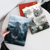 kaidisen Flower Case Compatible with iPad mini A17 Pro 2024/ iPad mini 6th Generation 2021 Case Flower Pattern Floral Illustration Cover Auto Sleep Wake Support Pencil Charging,Color 14 view 4