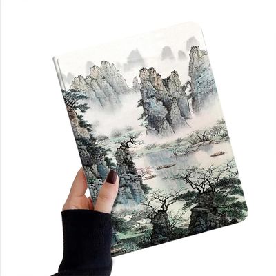 kaidisen Flower Case Compatible with iPad 6th/5th Generation iPad Air 2nd Generation 9.7 inch Case Floral Illustration Cover with Pencil Holder,Color 13