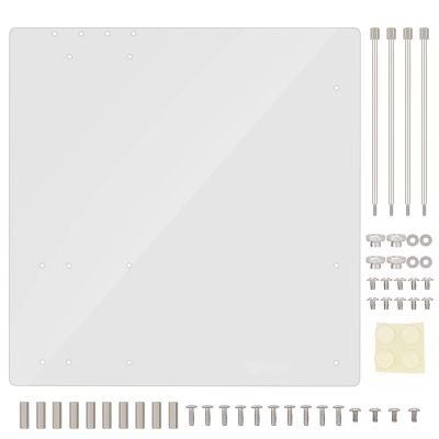 Computer Case Open Frame, 4mm Transparent Acrylic Frame PC Test Bench DIY Base Stand for M ATX Motherboard