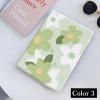 Flower Pattern Case Compatible with iPad Pro 11 inch (1st, 2nd, 3rd & 4th Gen) Floral Illustration Cover Auto Sleep Wake Support Pencil Charging,Color 3 view 2