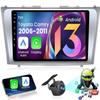 8 Core 64G 5GWIFI Upgrade Android Car Radio for Toyota Camry 2007 2008 2009 2010 2011: 9" 1280P HD Touch Screen Stereo, Wireless Carplay Android Auto, GPS Navigation AM/FM DSP Bluetooth Backup Camera view 1