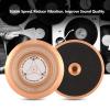 50Hz Turntable Disc Record Stabilizer Clamp, with Bubble Level for Record Player Vibration Balanced - Aluminum Alloy, Diameter 78mm (Gold) view 2