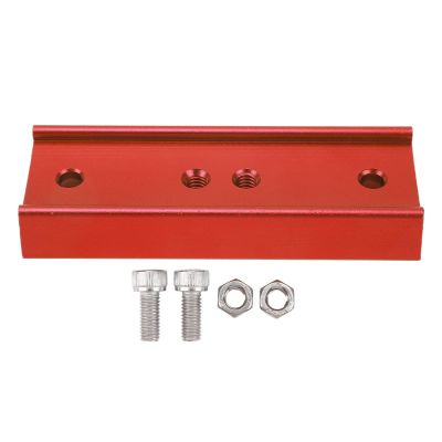 4.25in Rail Bar Metal Mounting Plate, Dovetail Plate Telescope Dovetail Mounting Plate for Equatorial Telescope Theodolite Tripod (Red)