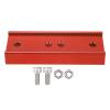 4.25in Rail Bar Metal Mounting Plate, Dovetail Plate Telescope Dovetail Mounting Plate for Equatorial Telescope Theodolite Tripod (Red) view 1