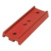 4.25in Rail Bar Metal Mounting Plate, Dovetail Plate Telescope Dovetail Mounting Plate for Equatorial Telescope Theodolite Tripod (Red) view 2