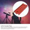 4.25in Rail Bar Metal Mounting Plate, Dovetail Plate Telescope Dovetail Mounting Plate for Equatorial Telescope Theodolite Tripod (Red) view 3