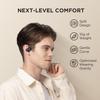 1MORE Fit SE S30 Open Ear Headphones, Wireless Bluetooth Headphones with 4 Microphones for Clear Calls, Sports Earbuds Split Design with Earhooks, IPX5, 30-Hour Playtime, 5.3, Black (EF606) view 3