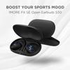 1MORE Fit SE S30 Open Ear Headphones, Wireless Bluetooth Headphones with 4 Microphones for Clear Calls, Sports Earbuds Split Design with Earhooks, IPX5, 30-Hour Playtime, 5.3, Black (EF606) view 4