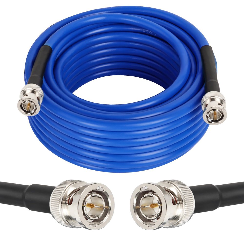 XRDS -RF 12G SDI Cable 35FT, SDI Video Cables 3G/6G/12G 75ohm BNC Male Cable Supports HD-SDI/3G/6G-SDI/4K/8K for Video Security Camera Converter