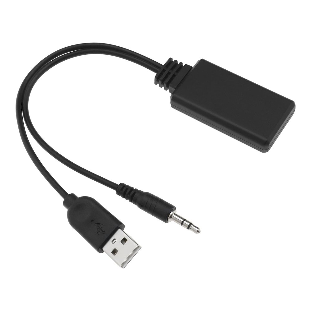 The Lord of the Tools Car Bluetooth 5.0 Receiver Bluetooth AUX Adapter 5-12V 3.5mm/0.14in Car AUX Audio Cable Wireless Bluetooth Receiver Adapter HiFi Stereo Accessories