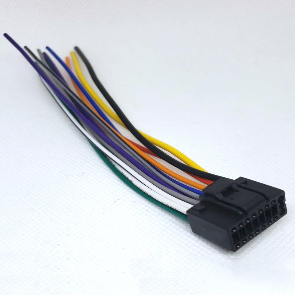 16 Pin Auto Stereo Wiring Harness Plug for Kenwood DDX719 DVD Receiver