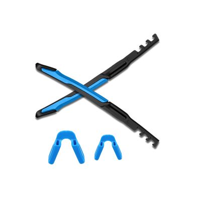 Alphax Sky Blue Replacement Earsock & Nosepiece Kit for Oakley Jaw-breaker OO9290
