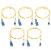 MECCANIXITY 5Pcs 6.6Ft Single-Mode Duplex Fiber Optic Patch Cable LSZH Fiber Jumper Optical LC to SC for Data Centers Router Switches Transceivers view 1