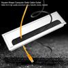 Gavigain Aluminium Desk Computer Wire Cable Tidy Outlet Insert Hole Top Cover(Large) view 2
