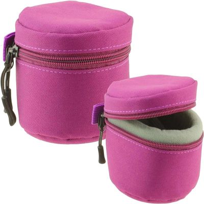 Navitech Purple Water Resistant Camera Lens Protective Case Pouch - Compatible with Olympus 45mm f/1.8 Micro Four Thirds Lens