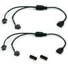 1-to-2 ARGB Splitter Cable Adapter, 5V 3-Pin JST SM 3Pin Female, 11.8 Inches, 2-Pack view 1