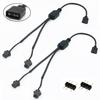 1-to-2 ARGB Splitter Cable Adapter, 5V 3-Pin JST SM 3Pin Female, 11.8 Inches, 2-Pack view 2