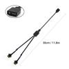 1-to-2 ARGB Splitter Cable Adapter, 5V 3-Pin JST SM 3Pin Female, 11.8 Inches, 2-Pack view 3
